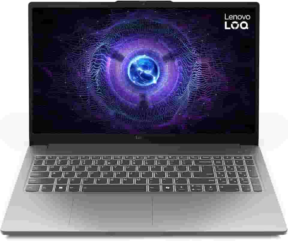 Notebook Lenovo LOQ-e 15IAX9E Intel Core i7-12650HX 16GB 512GB SSD RTX 4050 Linux 15.6" - 83MES00200 Luna Grey