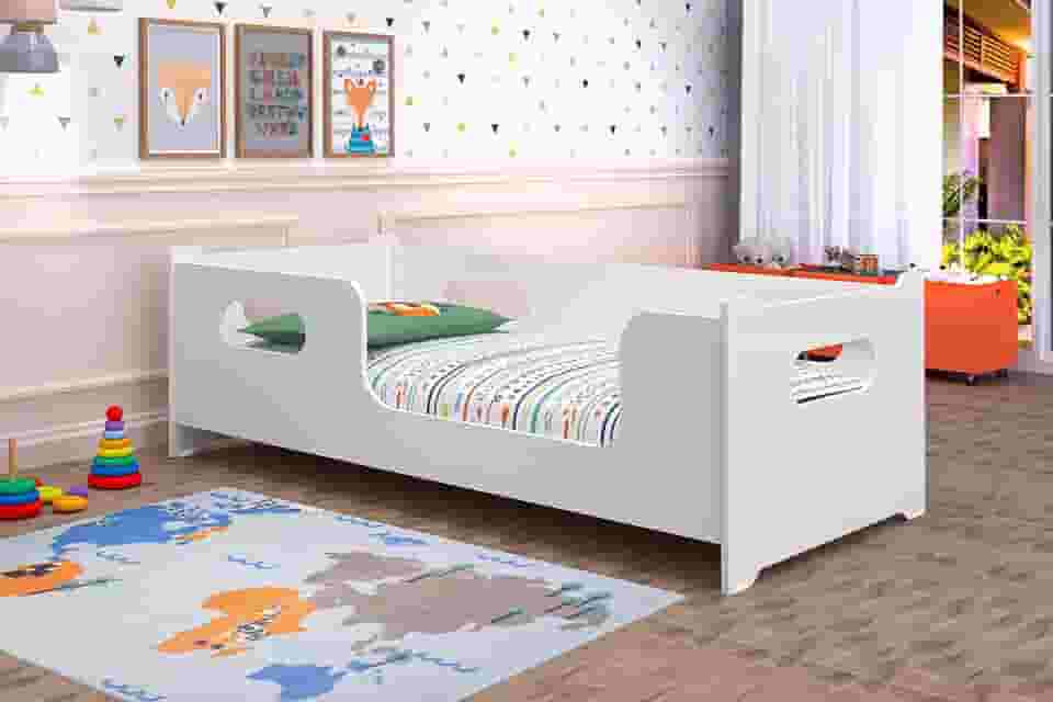 Cama Montessoriana Encanto Solterio 100% MDF P/Colchão 188x88