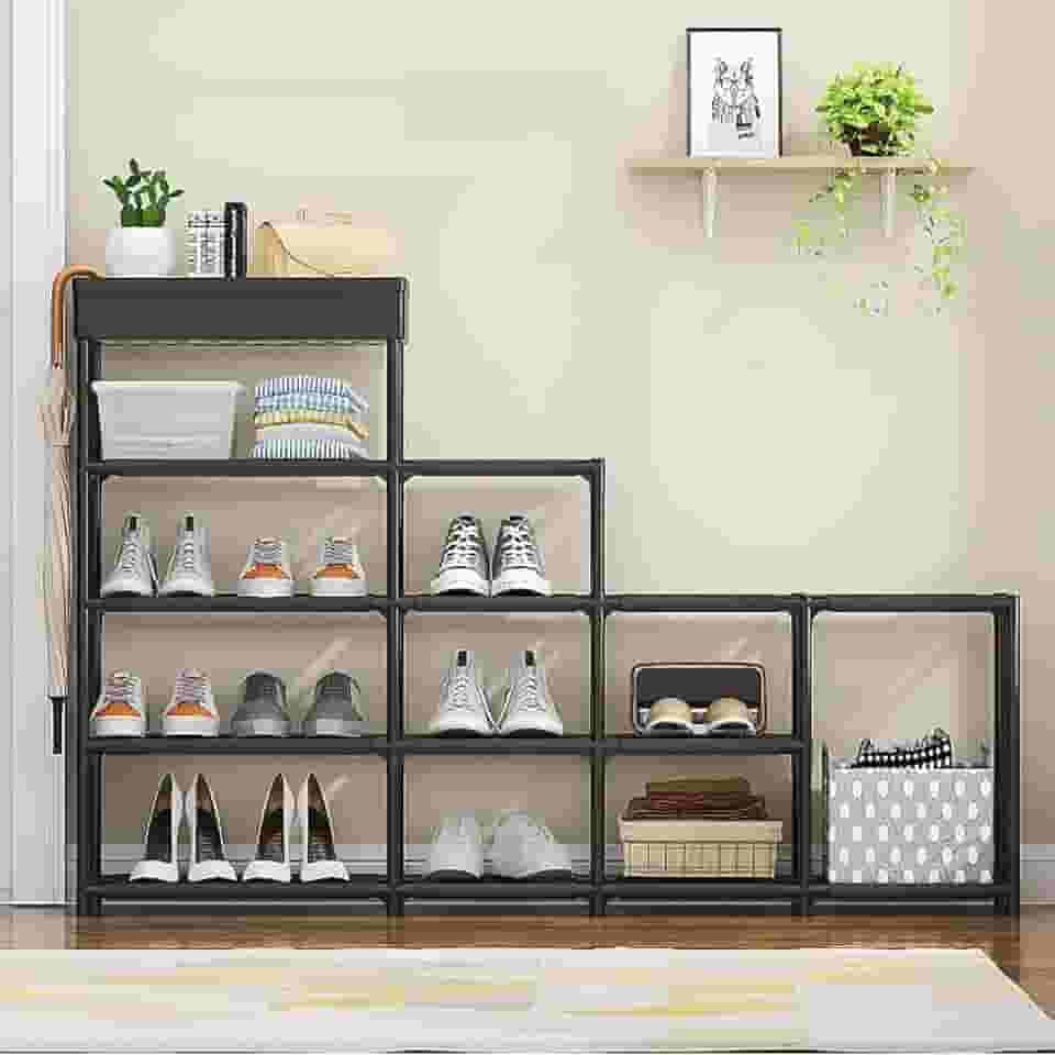 Sapateira Organizador 5 Andares com Cestinho Multiuso para Calçados Sapatos Tênis