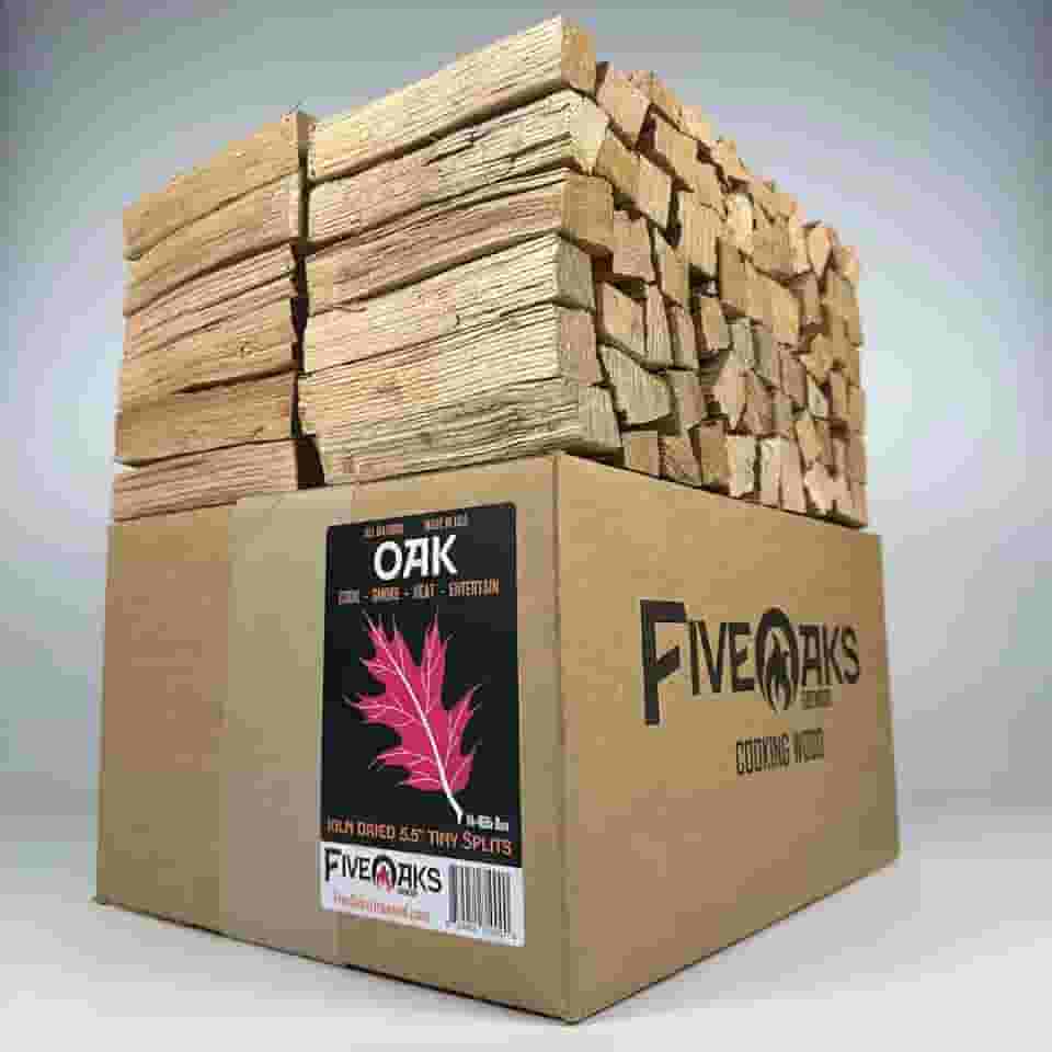 forno de pizza a lenha para forno de pizza a lenha, mini lenha de carvalho. Madeira de carvalho de 5 polegadas (1.000 polegadas cúbicas) ~ 5 "lenha seca em estufa para forn