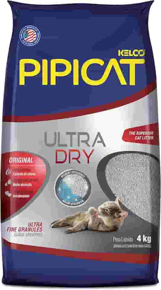 Pipicat Areia Higiênica Ultra Dry 4 kg