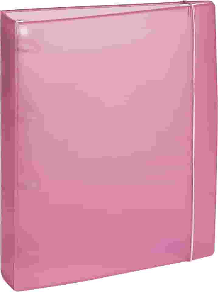 Acrimet Fichário Universitário 4 Argolas A4, Cor Rosé Clear, 805.3