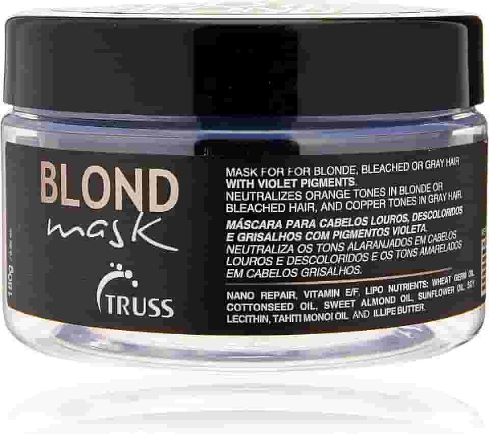 Truss Blond Mask | Máscara Matizadora com Pigmento Violeta para Neutralização do Amarelado e Hidratação Profunda | 180 g