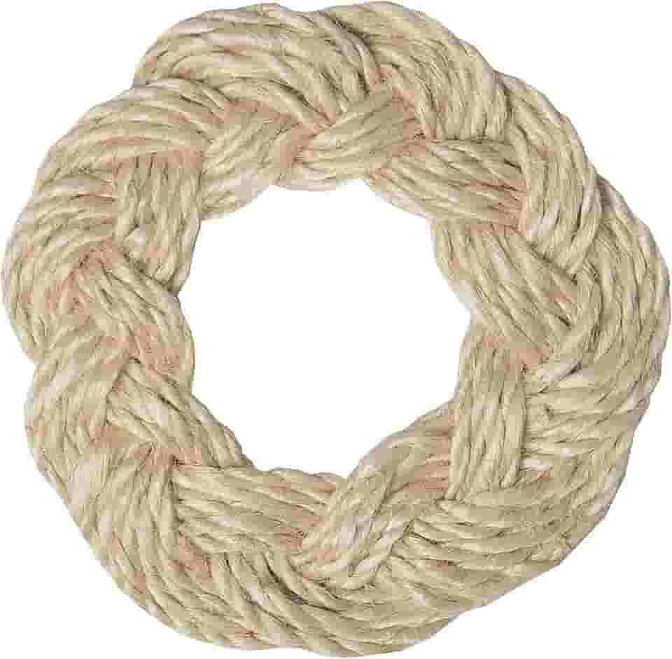 C&F Home Corda trançada natural bege Abaca material natural carregador de jogo americano natural