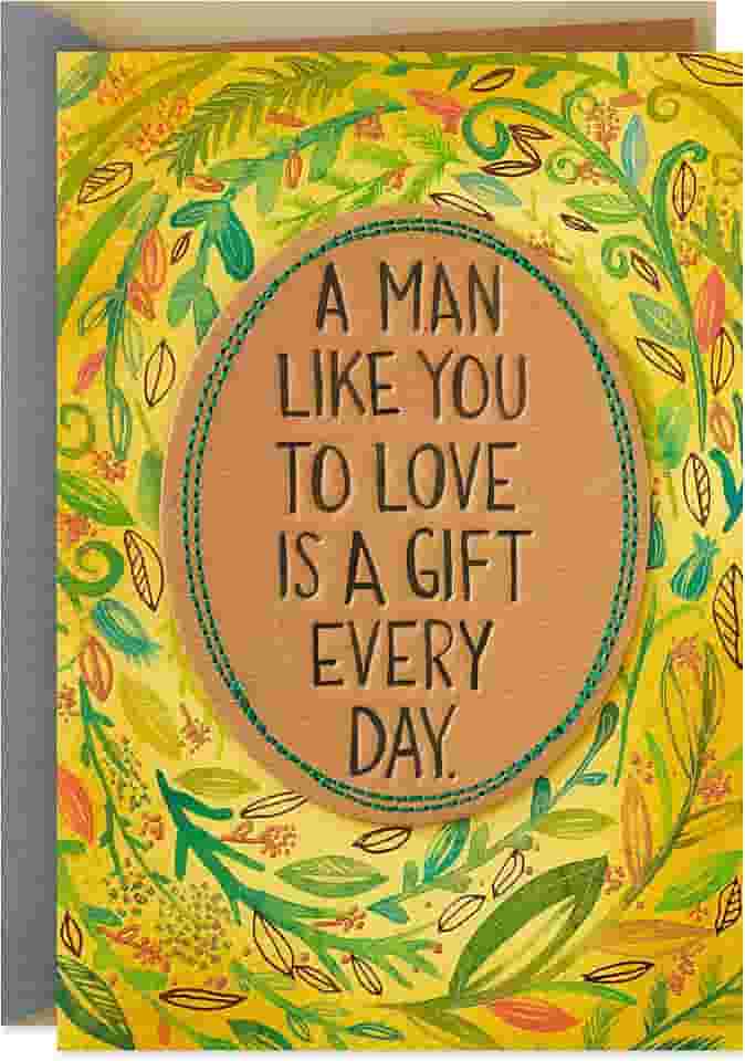 Hallmark Cartão de aniversário para marido ou namorado (um presente todos os dias)