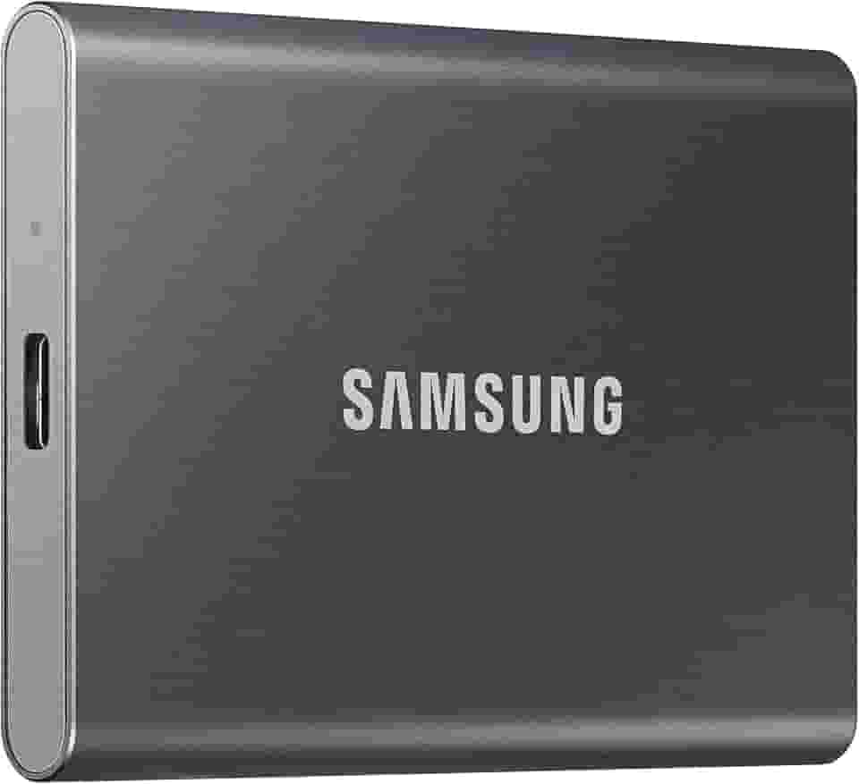 SSD Externo Samsung T7 1TB (USB 3.2, Leitura até 1050MB/s e Gravação até 1000MB/s)
