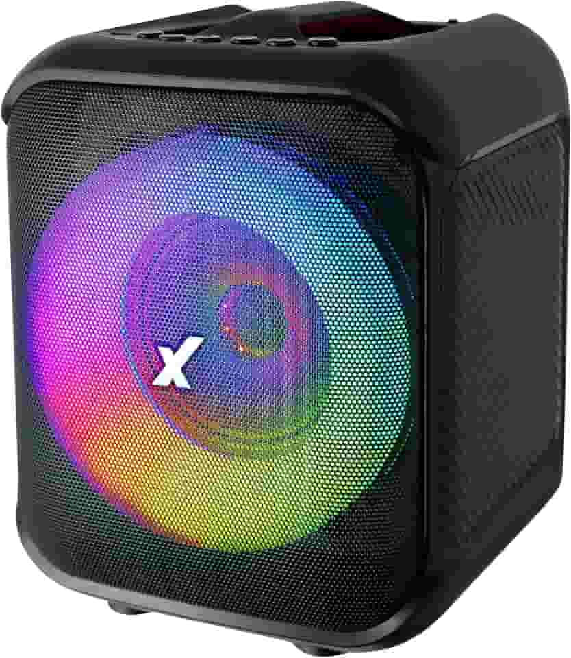 Amvox Caixa de Som Amplificada ACA 150 POP – 150W RMS, Bluetooth, Iluminação LED, Rádio FM, Entrada USB/TF, Bateria de até 4h