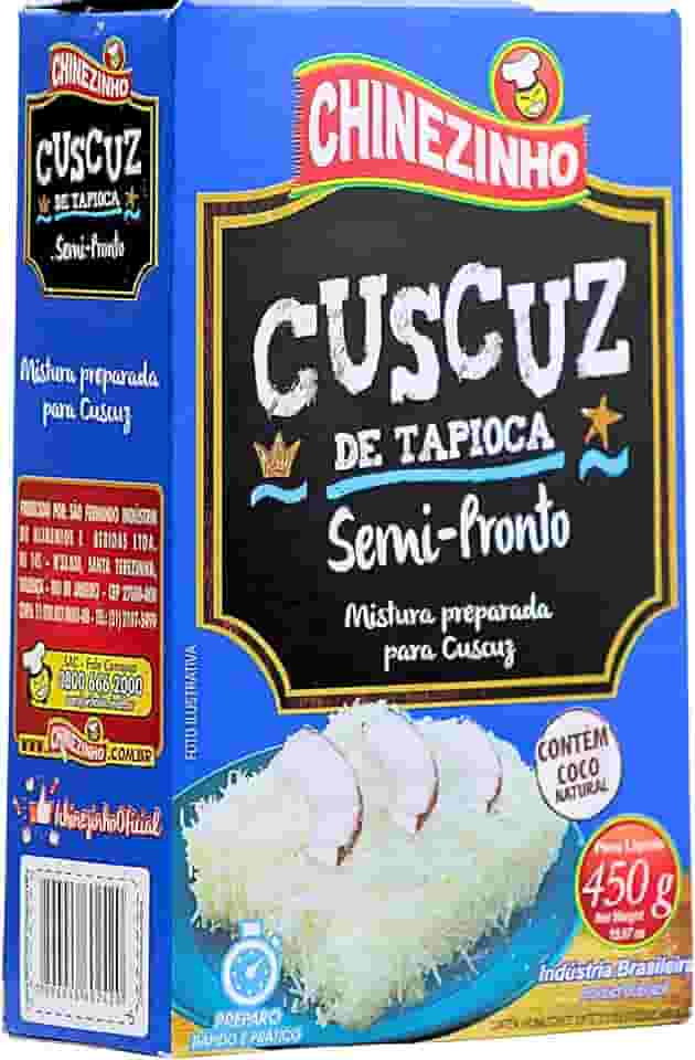 Chinezinho Cuscuz De Tapioca Semi-Pronto 450 Gramas