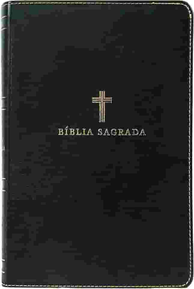 Bíblia Sagrada ACF, Couro Soft, Preta, Letra Grande, Leitura Perfeita