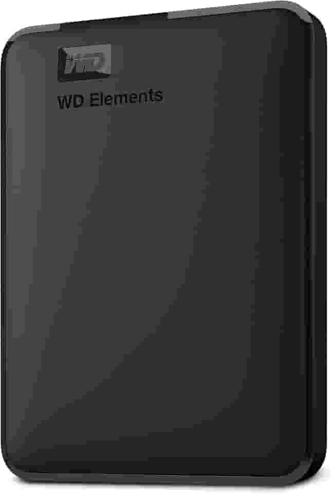 Western Digital Disco rígido externo portátil WD 4TB WD, USB 3.0 - WDBU6Y0040BBK-WESN, Preto