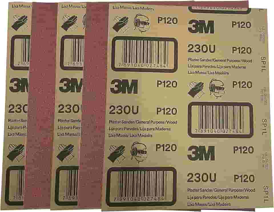 Lixa para Massa Grão 120 - HB004070866 - 3M - Lixa para Massa Grão 120 - HB004070866 - 3M