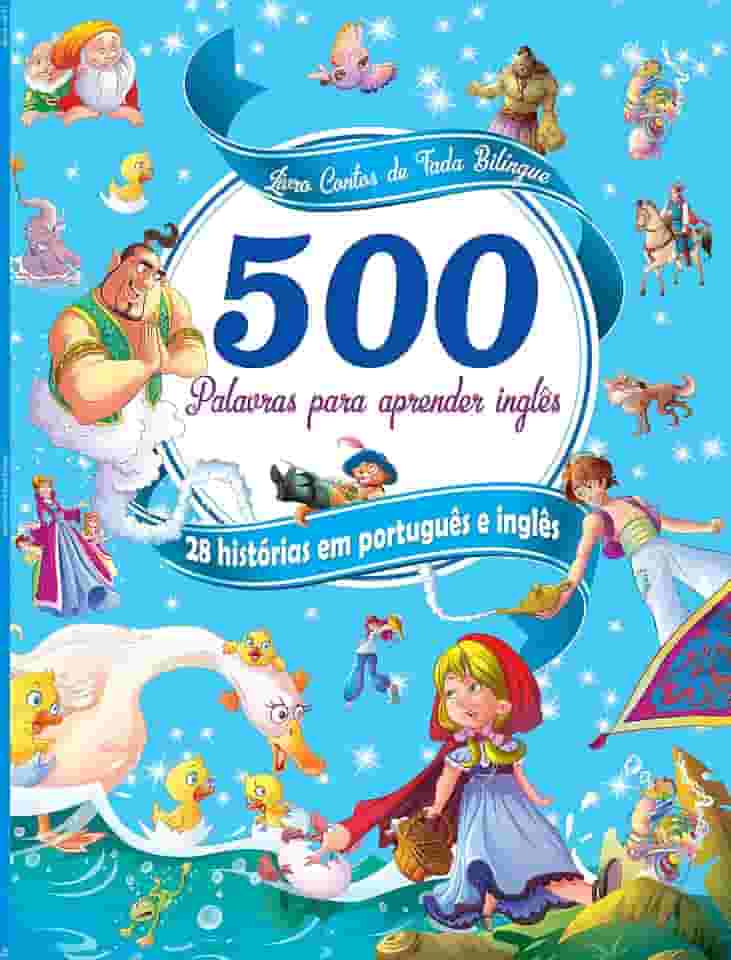 Livro Contos de Fadas Bilíngue: 500 Palavras Para Aprender Inglês