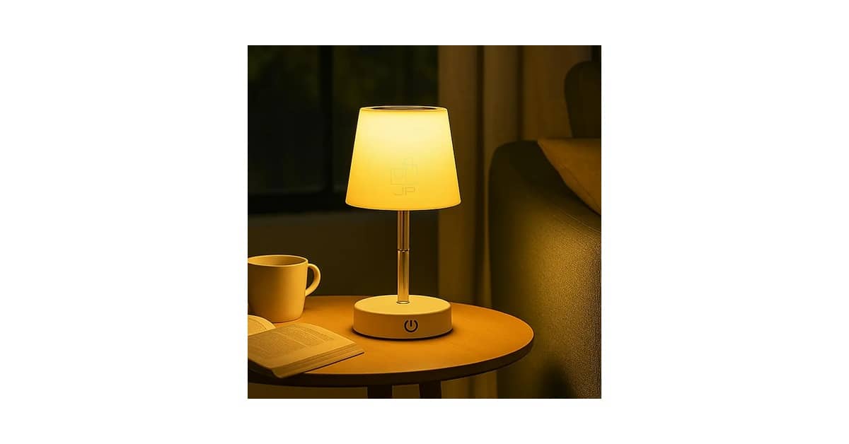 Melhor Abajur para Quarto: 7 Opções Sem Fio e Recarregáveis