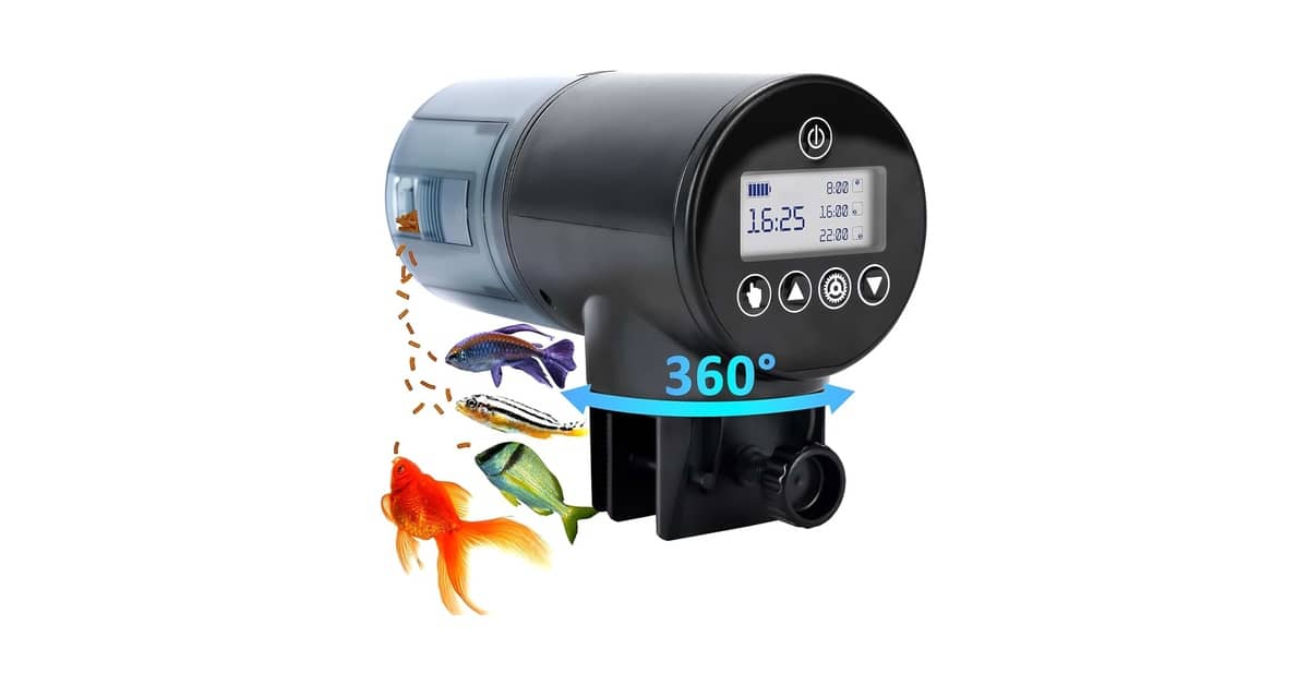 Melhor Alimentador Automático para Peixes: Controle e Conveniência