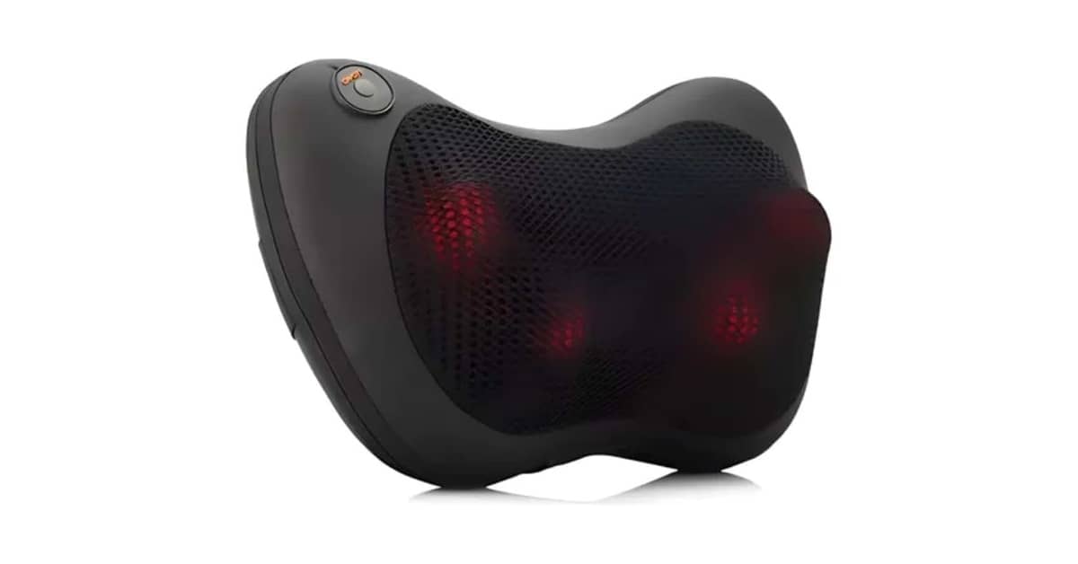 Melhor Almofada Massageadora: Alívio Profundo Para Dores Musculares