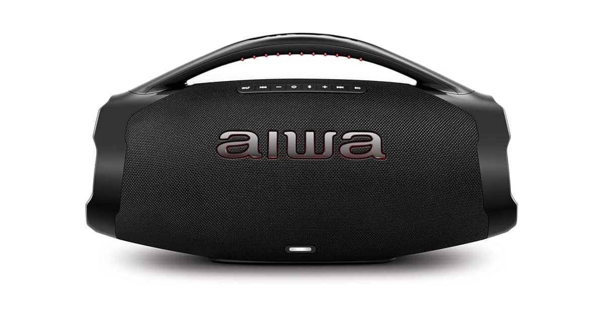 Melhor Boombox Aiwa: Potência e Bateria para Sua Festa!