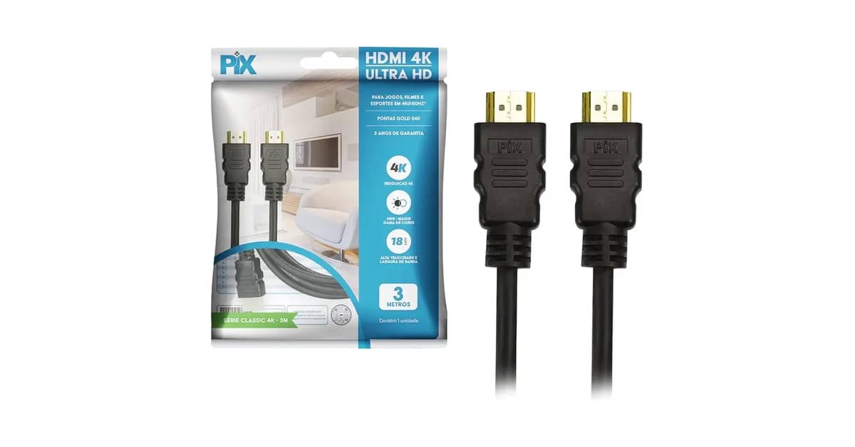 Melhor Cabo HDMI para PS4: 7 Opções 4K e 2.0 Top