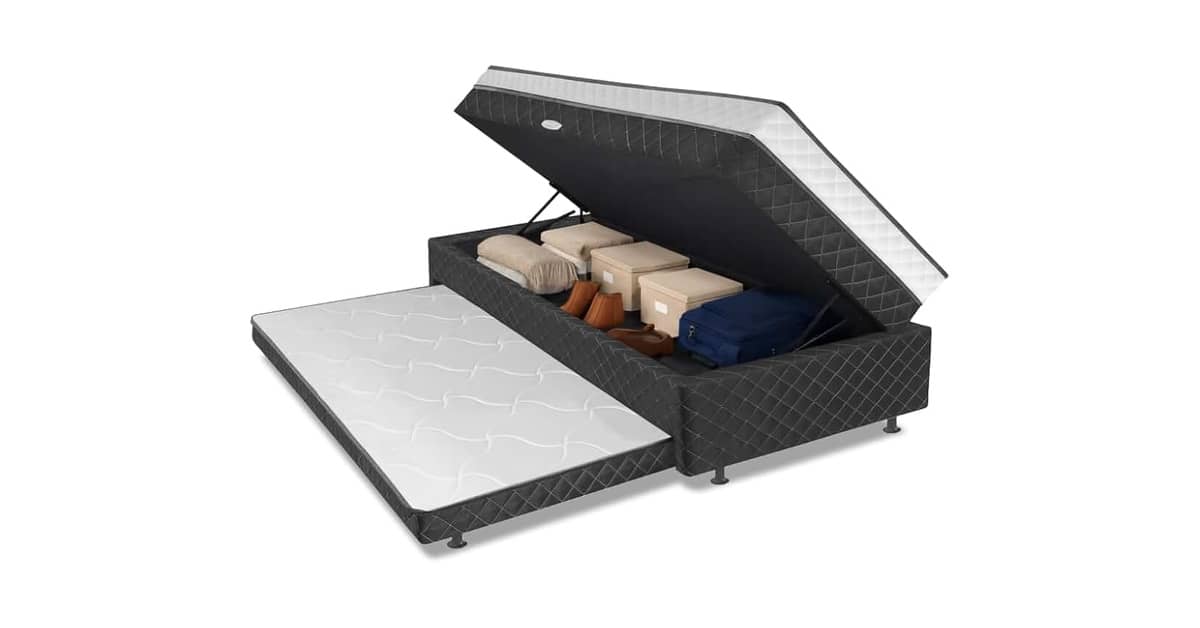 Melhor Cama Box Solteiro com Auxiliar: Conforto e Espaço!
