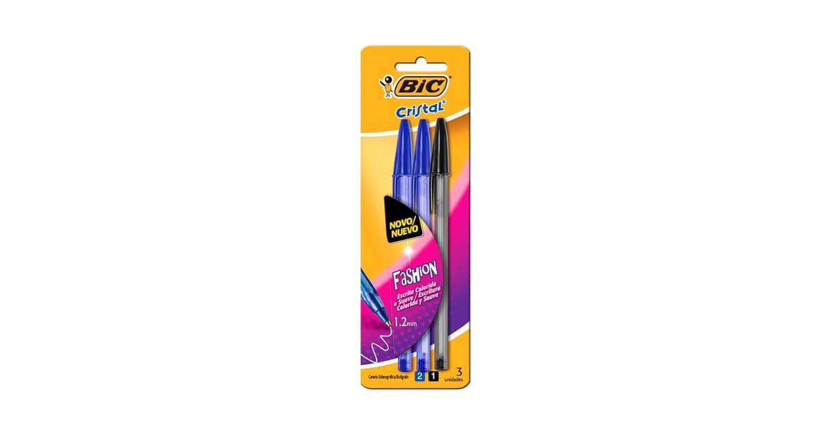 Melhor Caneta Bic: Ponta Fina ou Média?