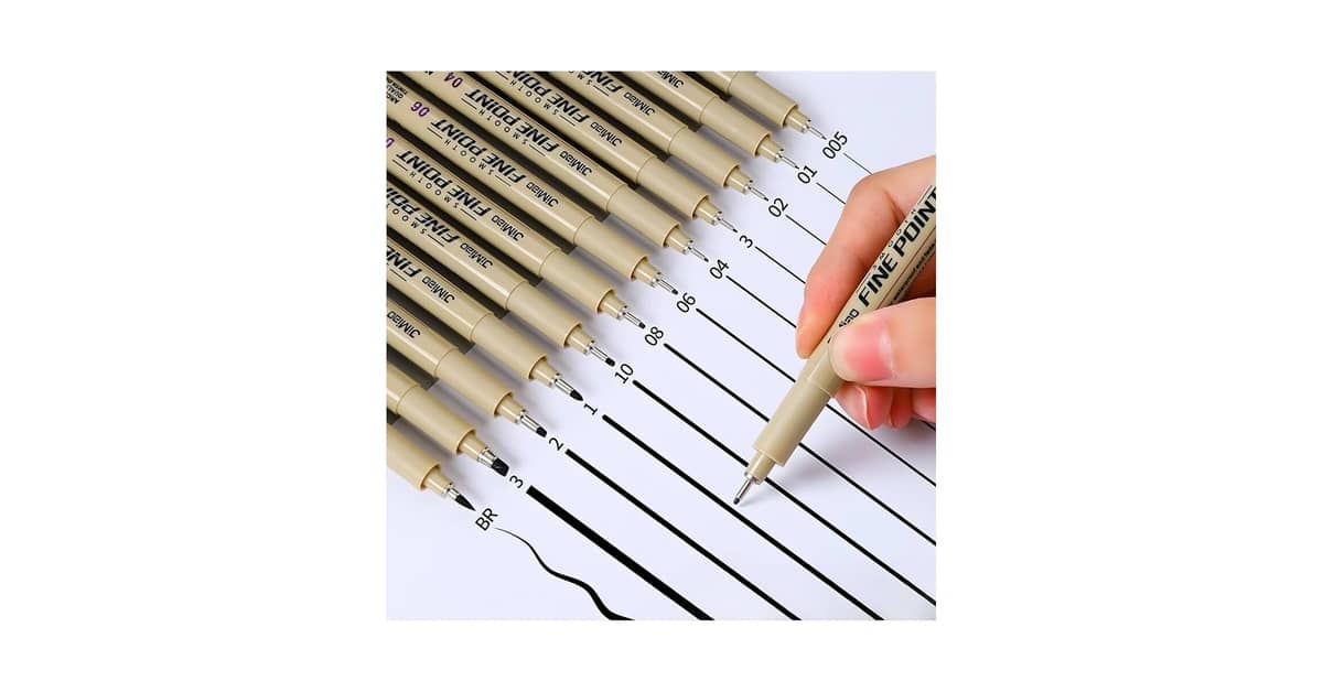 Melhor Caneta de Desenho: 5 Opções Profissionais Para Artistas