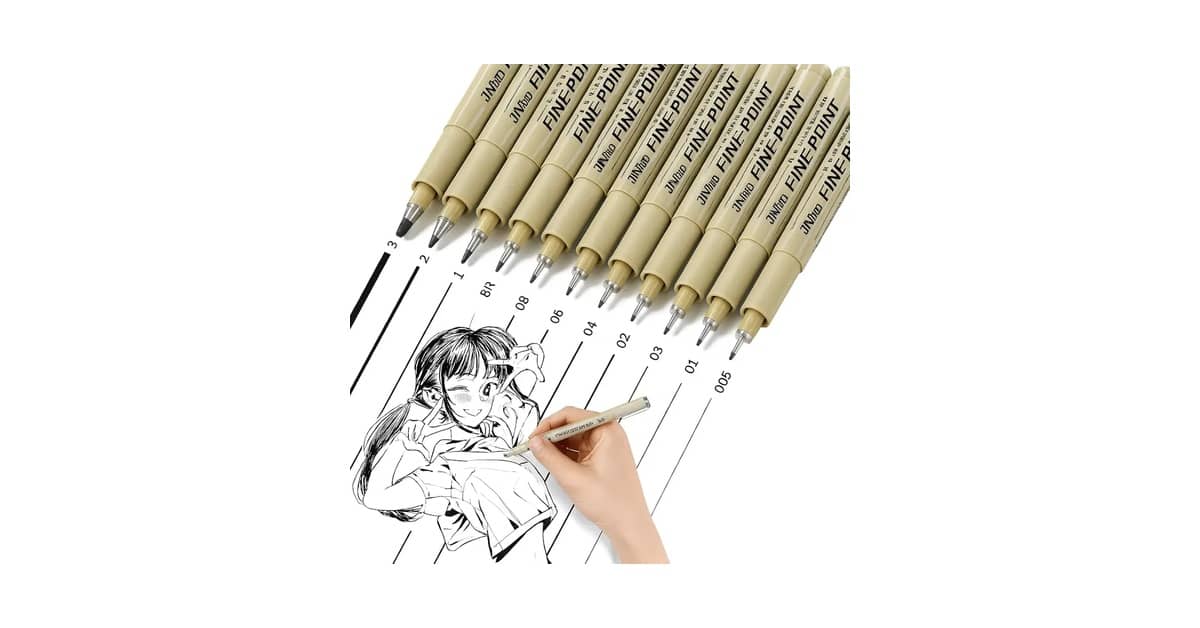 Melhor Caneta para Desenho: 9 Modelos de Alta Precisão