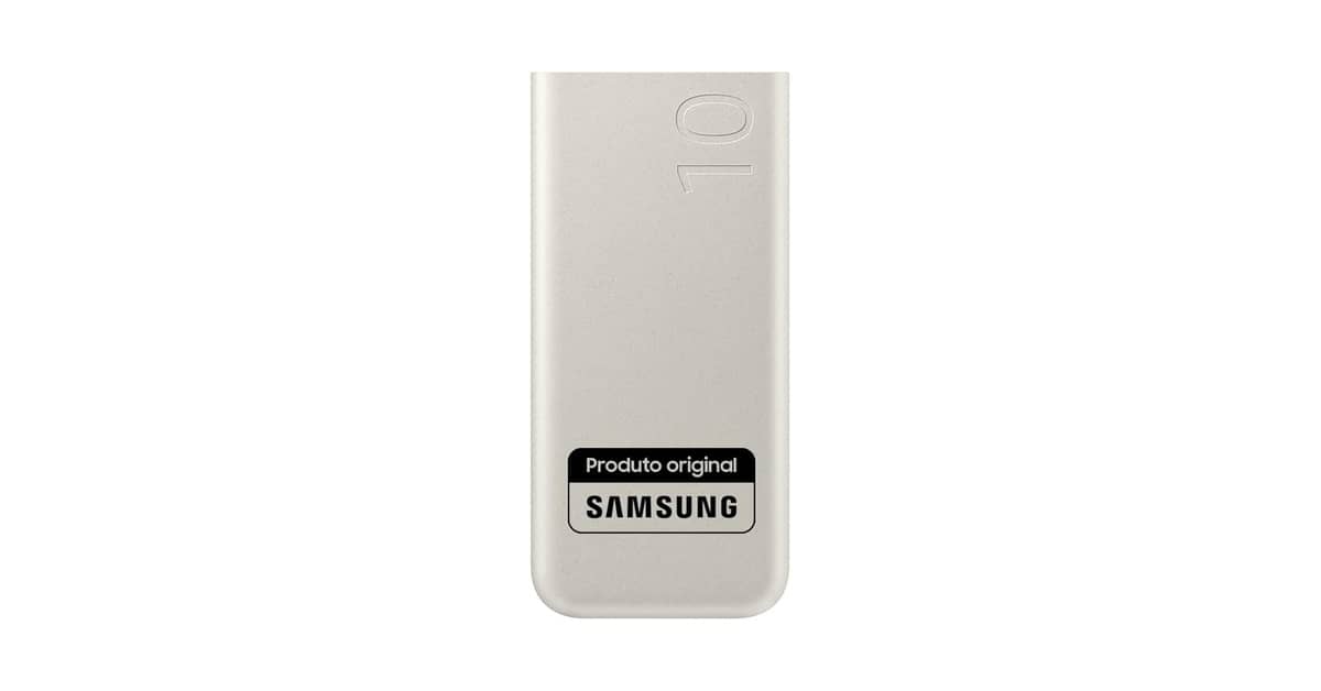Melhor Carregador Portátil Samsung: 8 Opções com Carga Rápida