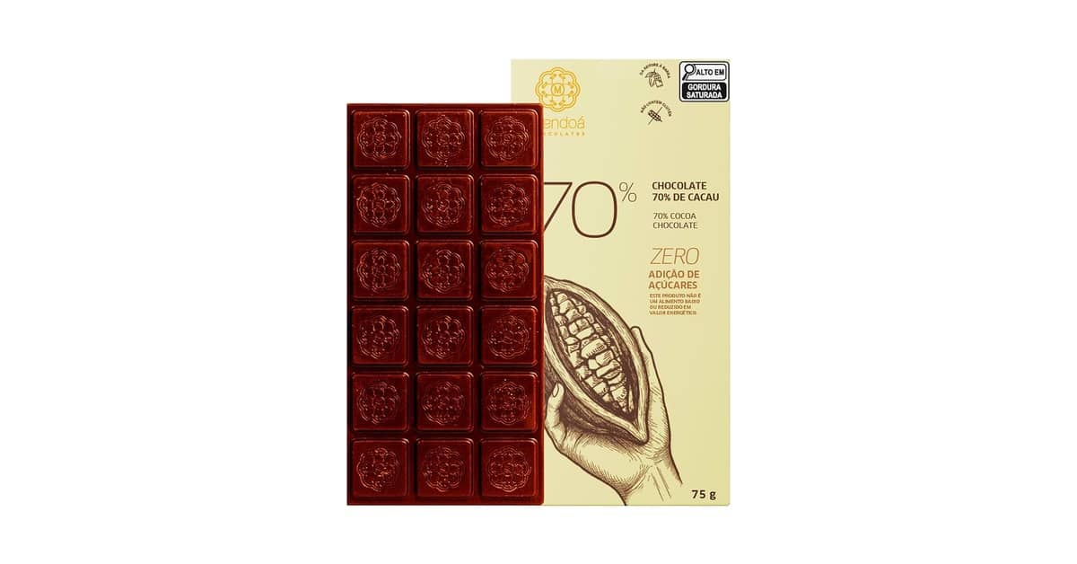 Melhor Chocolate 70% para Dieta: 8 Opções Zero Açúcar