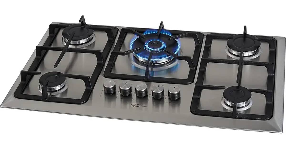 Melhor Cooktop a Gás 5 Bocas Inox: 7 Opções de Alto Desempenho