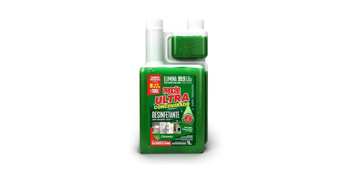Melhor desinfetante Bactericida: Potência e Segurança