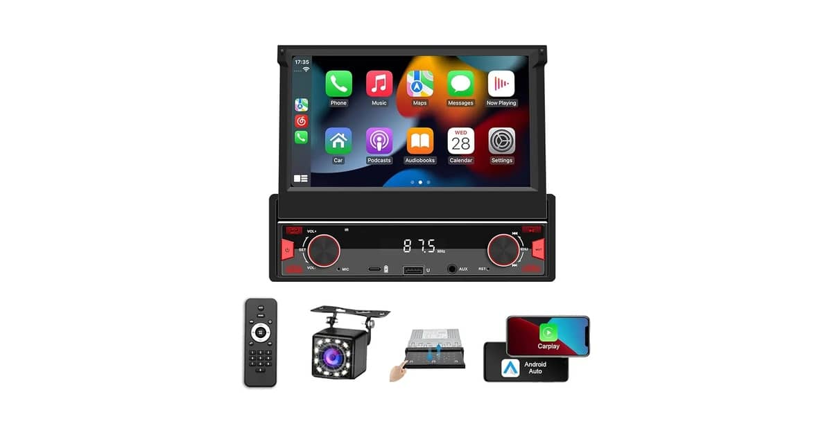 Melhor Dvd Retratil Automotivo: 7 Opções com CarPlay e Android Auto
