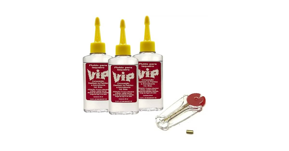 Melhor Fluido para Isqueiro: Kits e Opções Puras