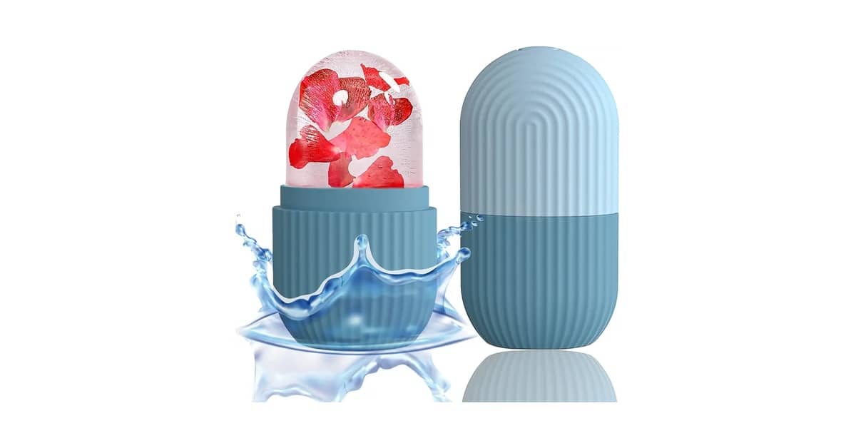 Melhor Forma de Passar Gelo no Rosto: 7 Rolo Cubos Silicone