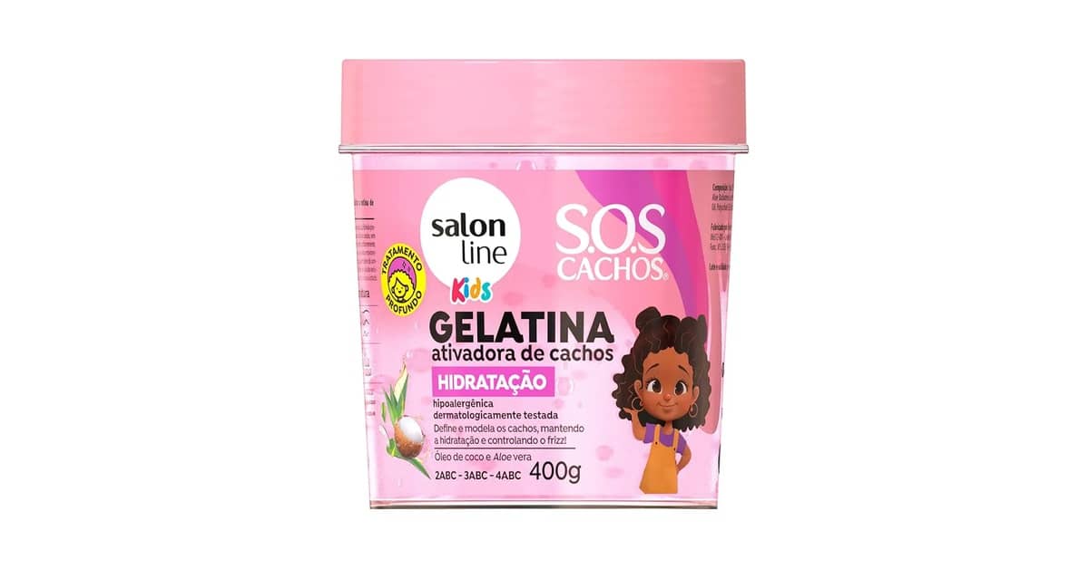Melhor Gelatina para Cabelo Cacheado Infantil: 5 Opções Incríveis
