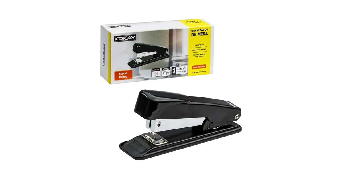 Melhor Grampeador de Papel: Guia Completo com 10 Opções