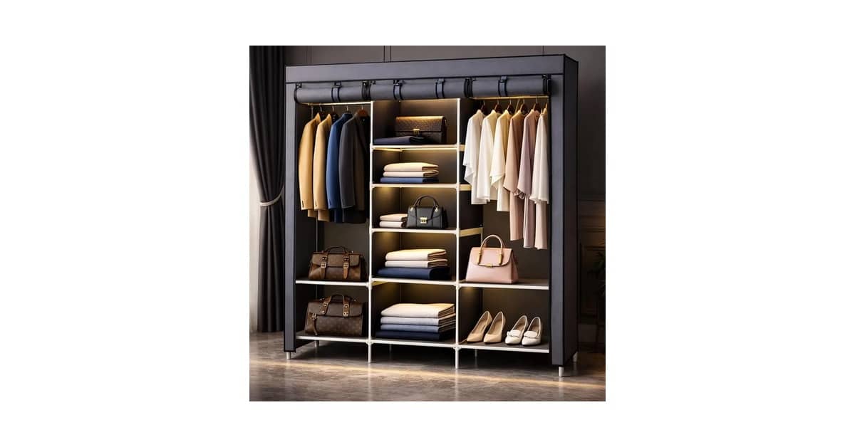 Melhor Guarda-Roupa Dobrável Organizador Armário: 10 Opções Versáteis