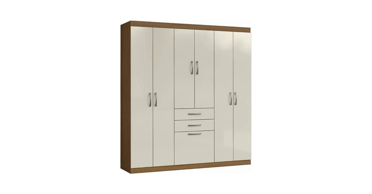 Melhor Guarda Roupa para Casal: 8 Opções com Espaço e Organização