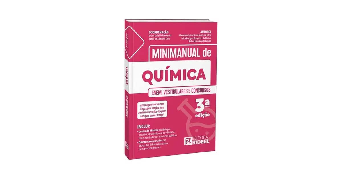 Melhor Livro de Quimica Enem: 7 Opções Essenciais para Aprovação