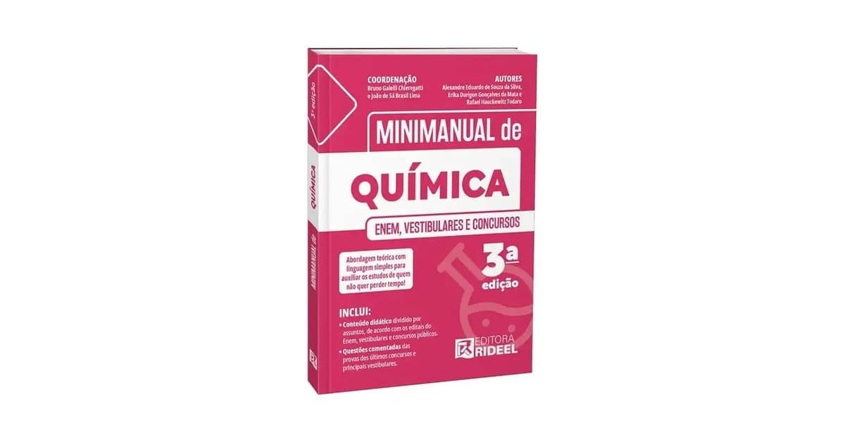 Melhor Livro de Quimica para Estudar para Vestibular: Guia Essencial!