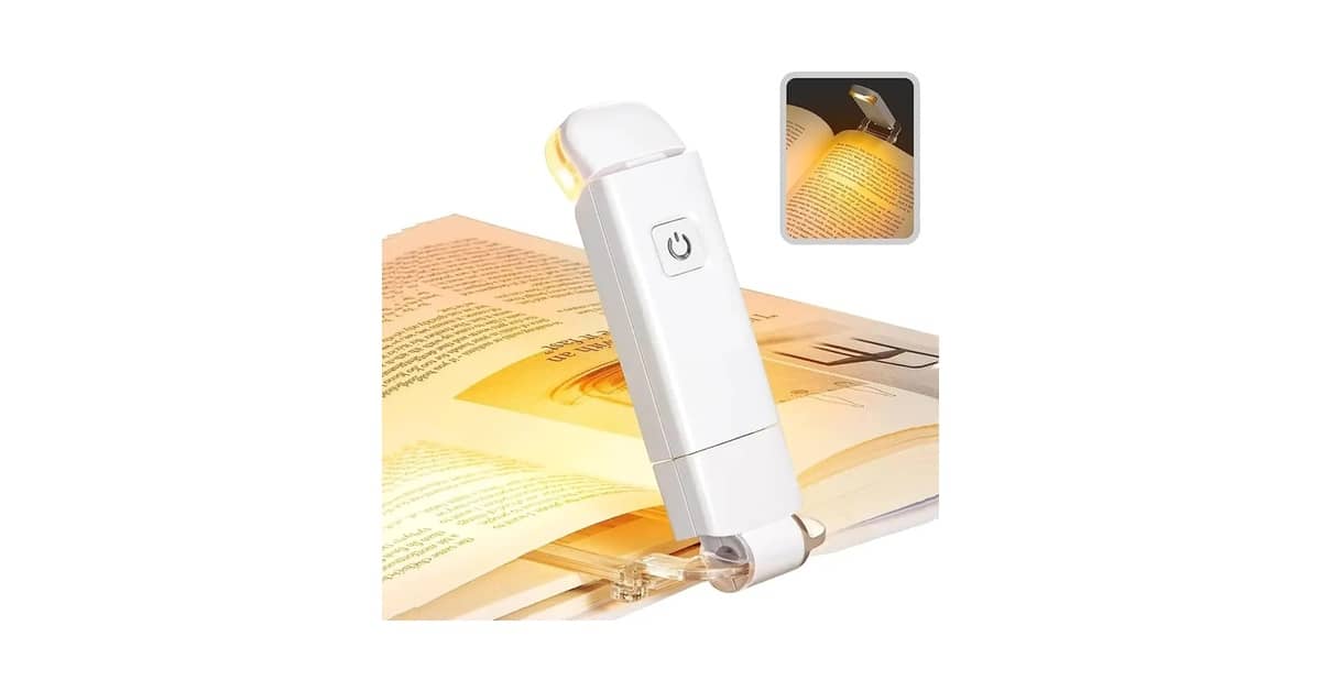 Melhor Luz para Leitura Noturna: 10 Opções Portáteis e Recarregáveis