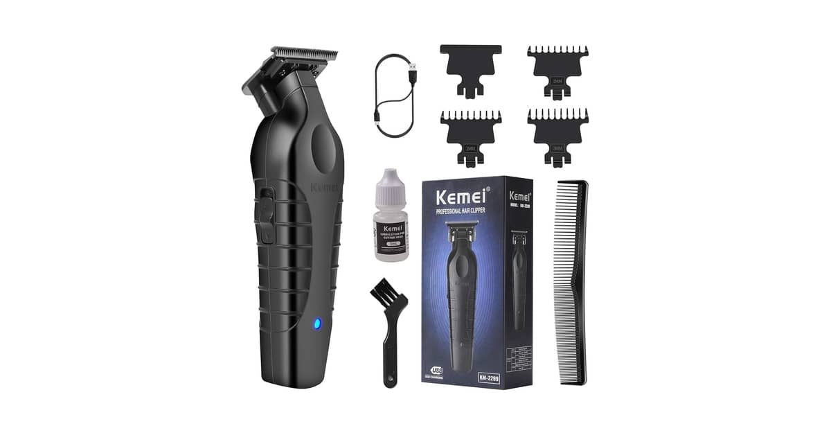 Melhor Máquina de Barbear Kemei: 5 Opções Profissionais