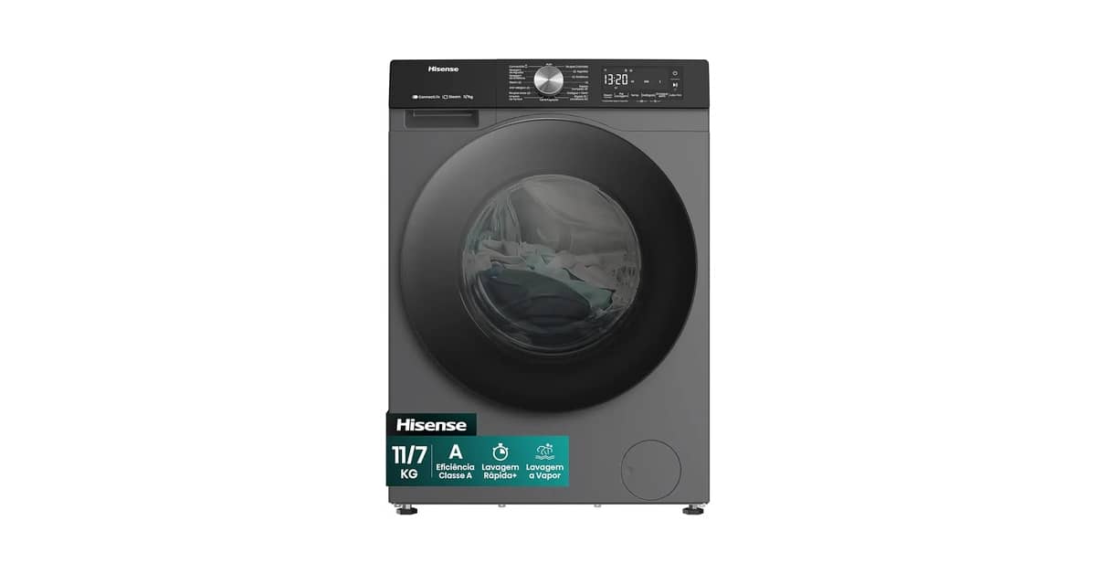 Melhor Máquina de Lavar e Secar: 5 Modelos com Wi-Fi e Motor Inverter
