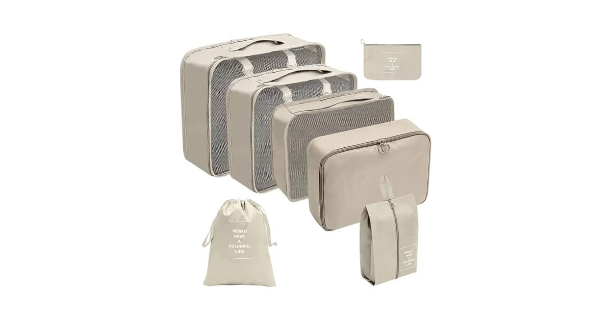 Melhor Material de Mala de Viagem: Kits Organizadores Práticos