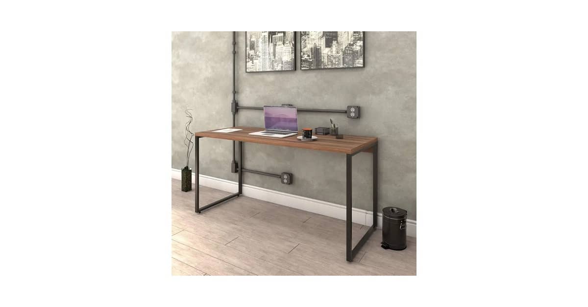 Melhor Mesa de Escritório: Guia de Estilo Industrial e Tamanhos