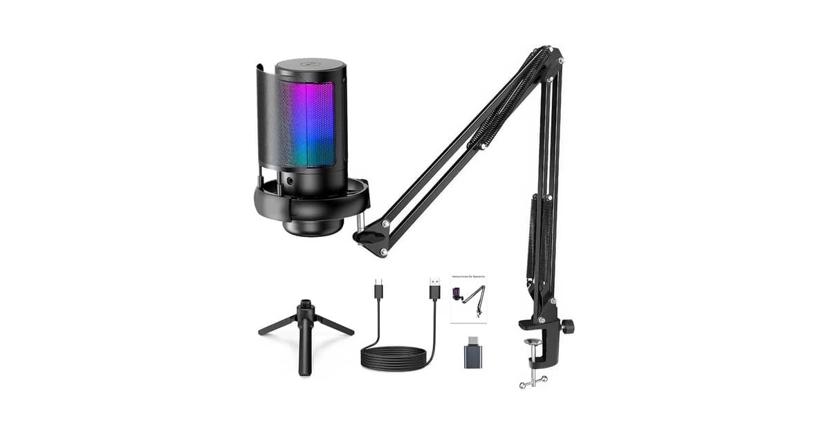 Melhor Microfone de Mesa para Pc: Guia Completo RGB e USB