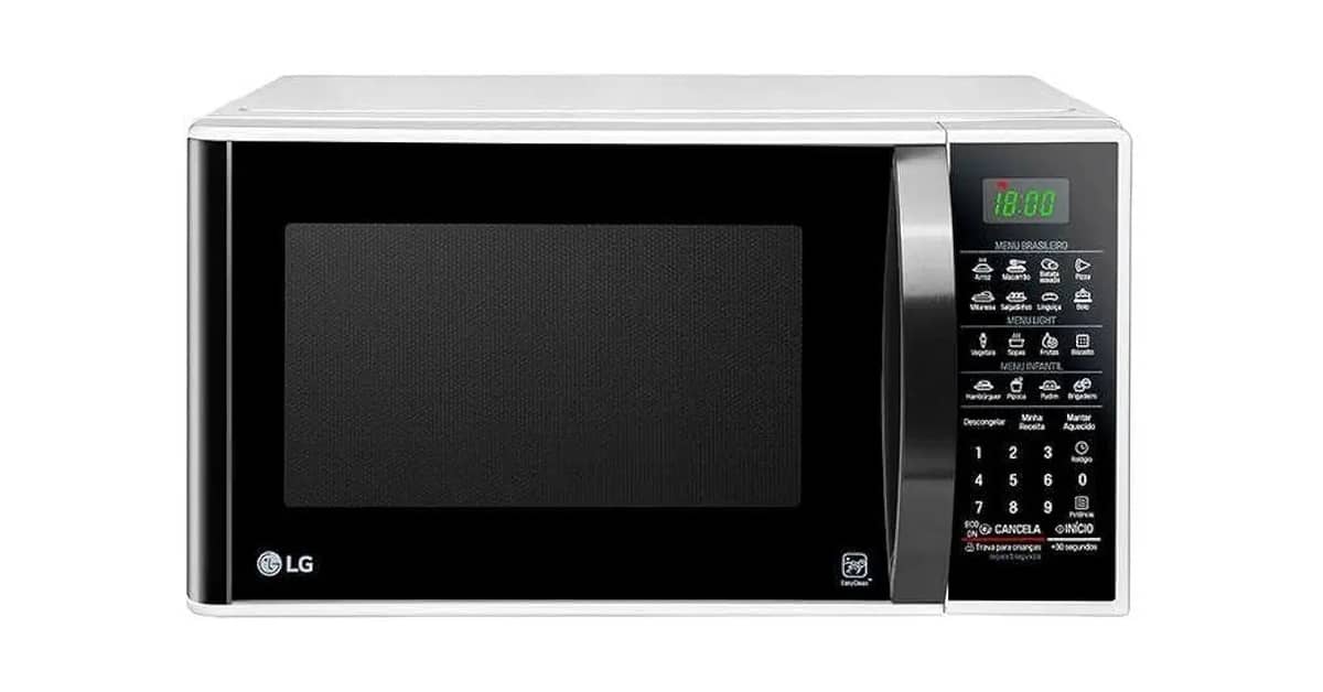 Melhor Microondas 30 Litros LG Solo Ms3091Bc: Potência e Design
