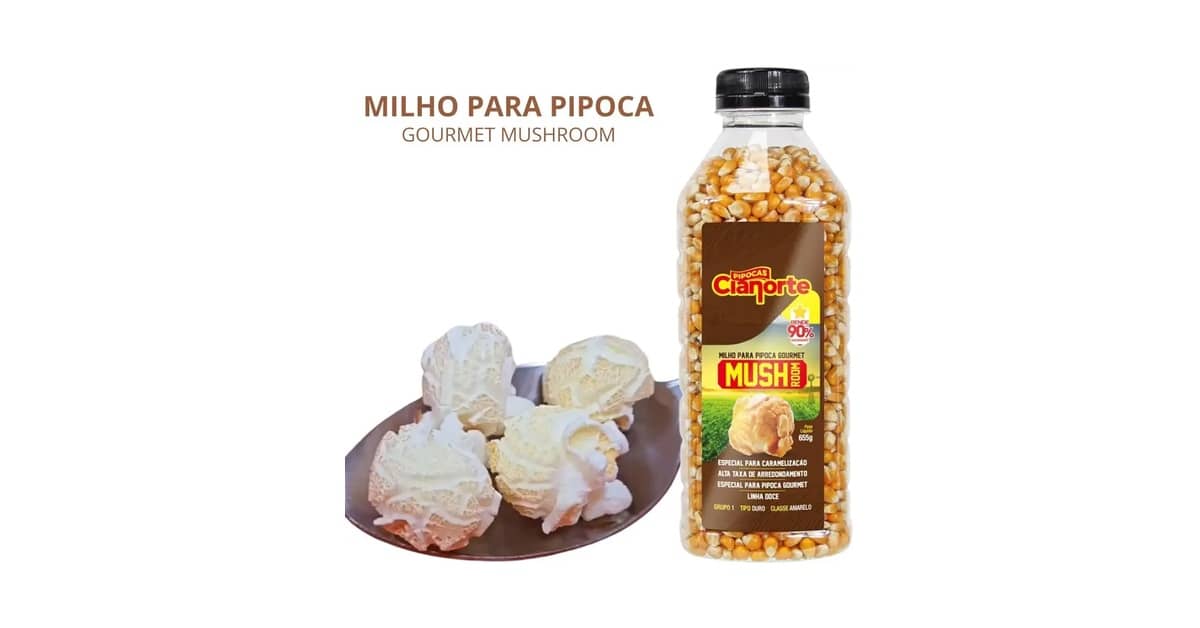 Melhor Milho de Pipoca Mushroom: Estouro Perfeito e Gourmet!
