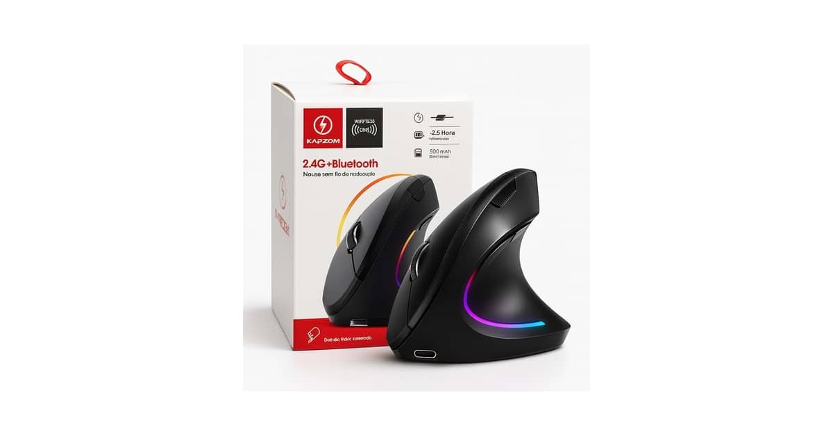 Melhor Mouse Ergonômico Custo Benefício: 7 Opções Essenciais