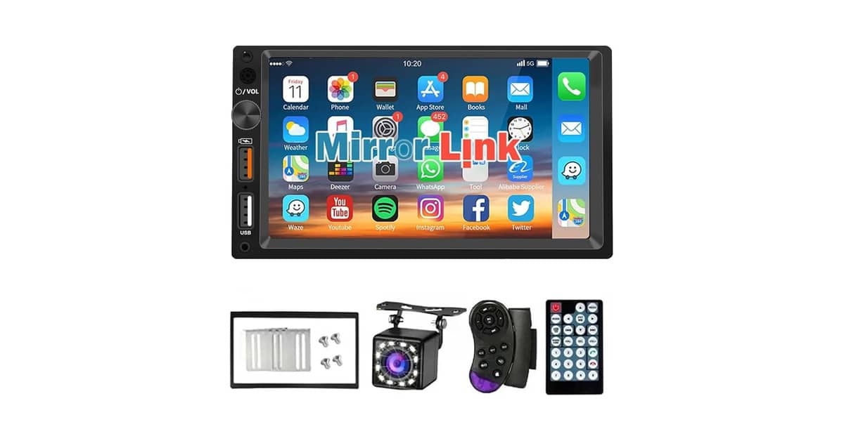 Melhor Multimídia 2 Din: Tela 7" e Conectividade Sem Fio