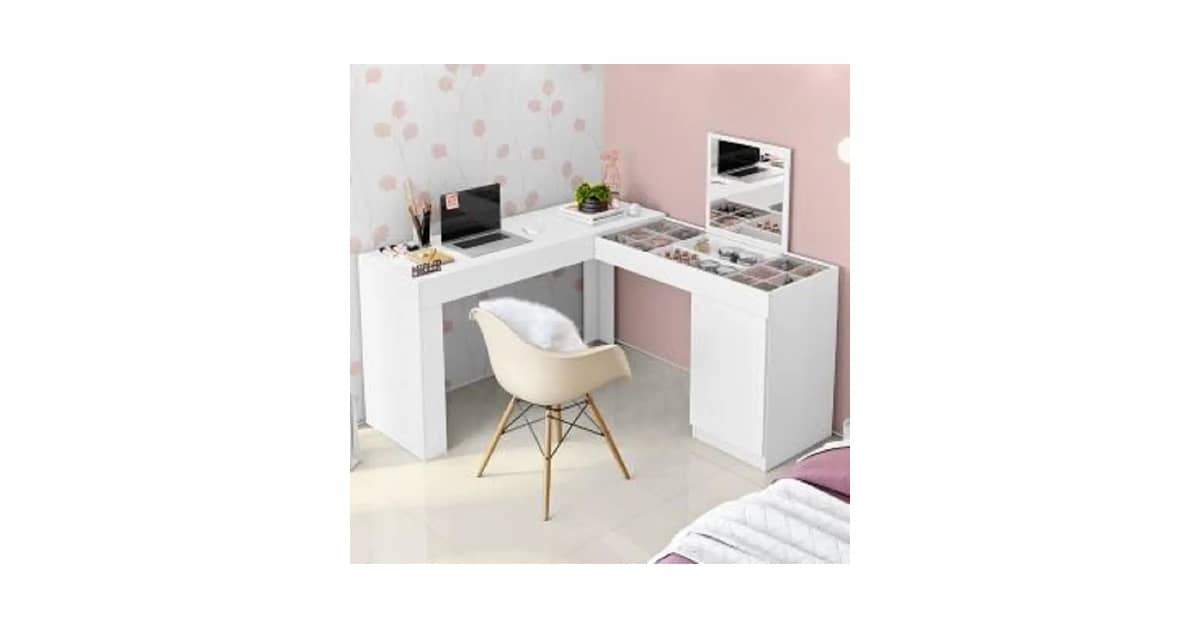 Melhor Penteadeira: 7 Opções Com Gavetas e Espelhos