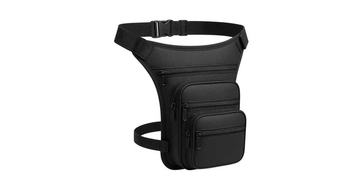 Melhor Pochete de Perna: 10 Opções Resistentes e Práticas